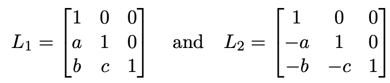 (a) Find the inverses of the 3 3 matrices where