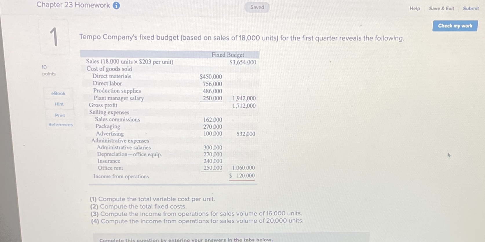 Need help with number 3 & 4 please. Chapter 23