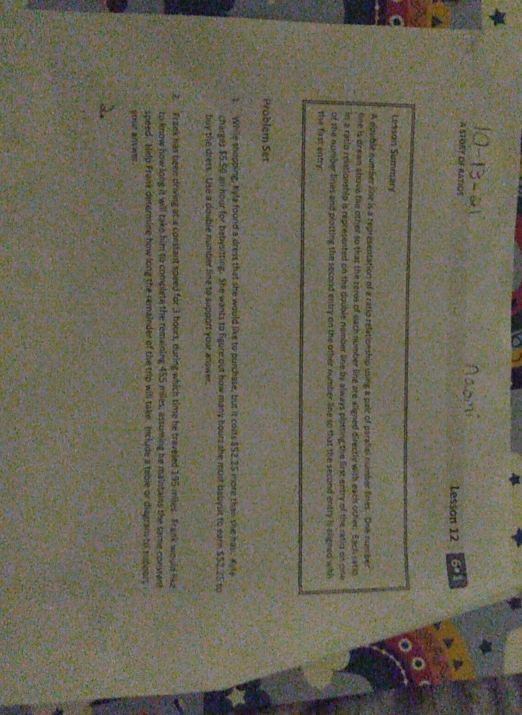 help me please. 10-B-21 naomi STORY OF RATIOS