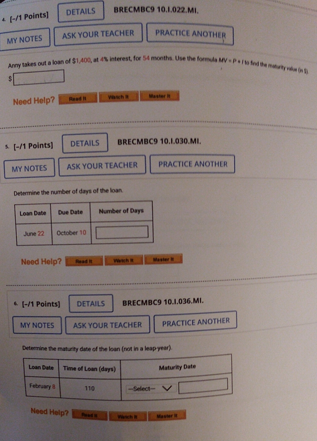 just need answers please. DUE TODAY! ? DETAILS