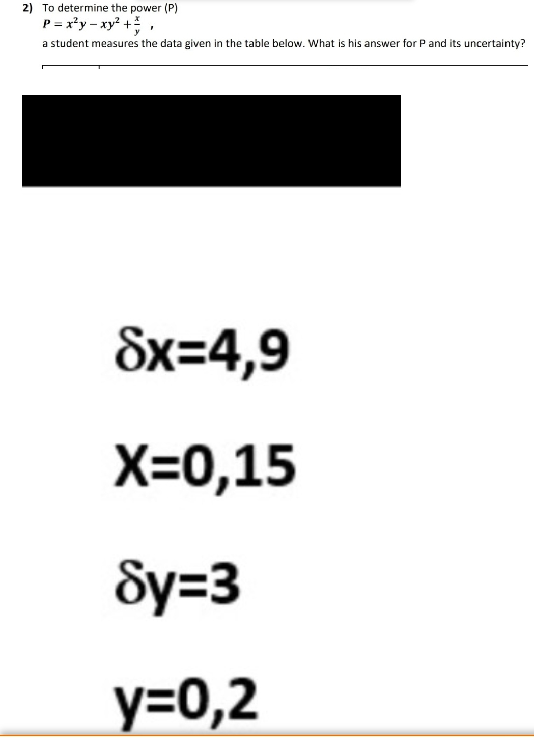 Solve......... 2) To determine the power (P) P =