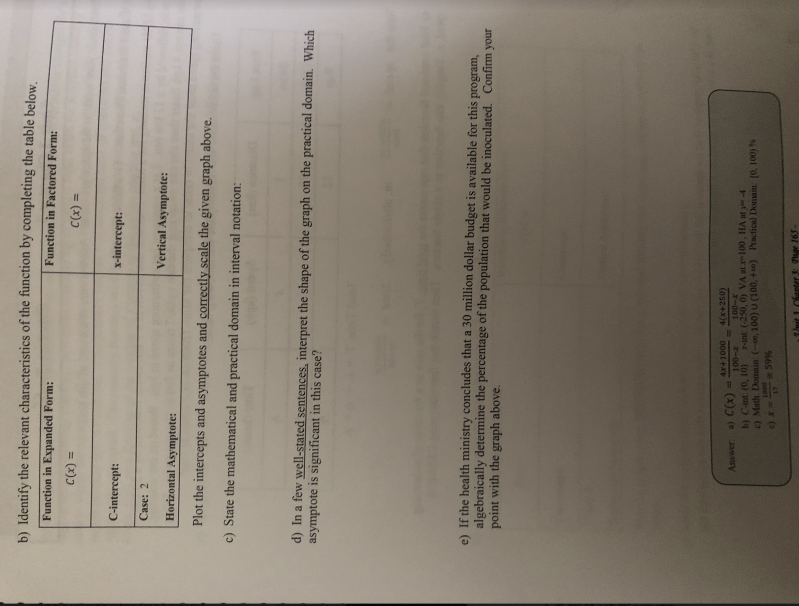 Given the following Case 2 rational function, rm
