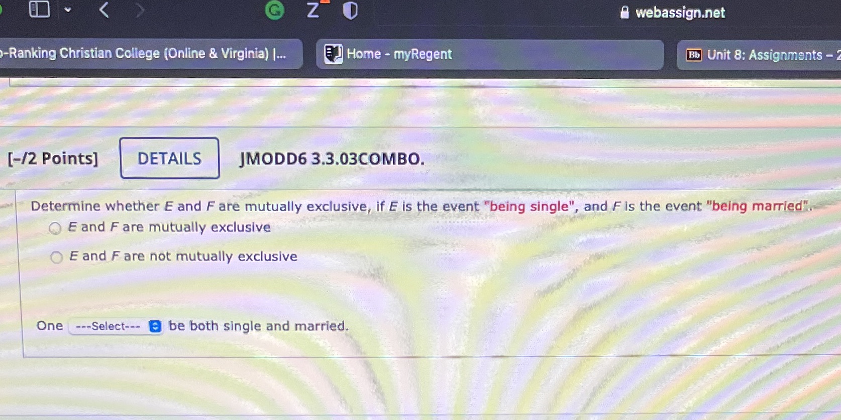 G ZO webassign.net -Ranking Christian College