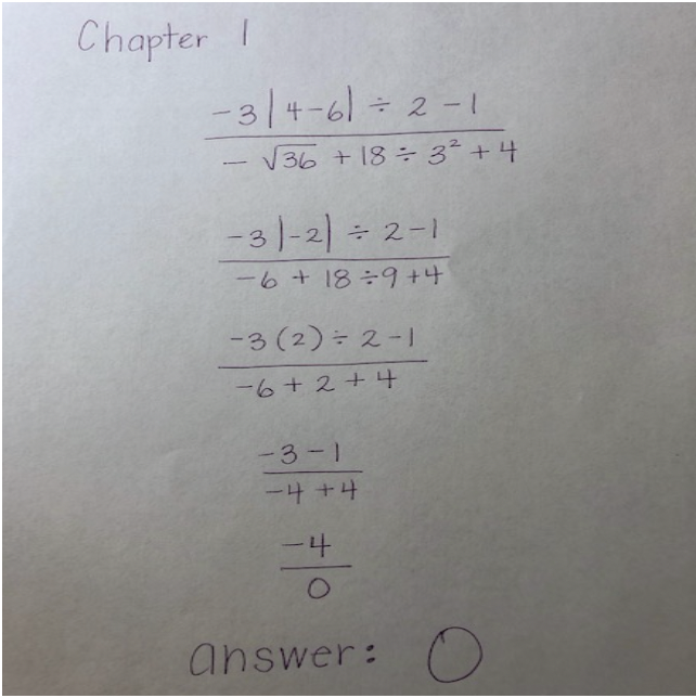 Below is a problem from Chapter 1 content. Review