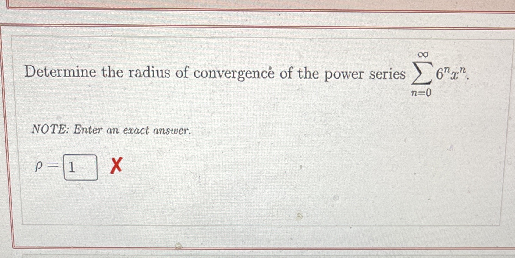 Please be clear Determine the radius of