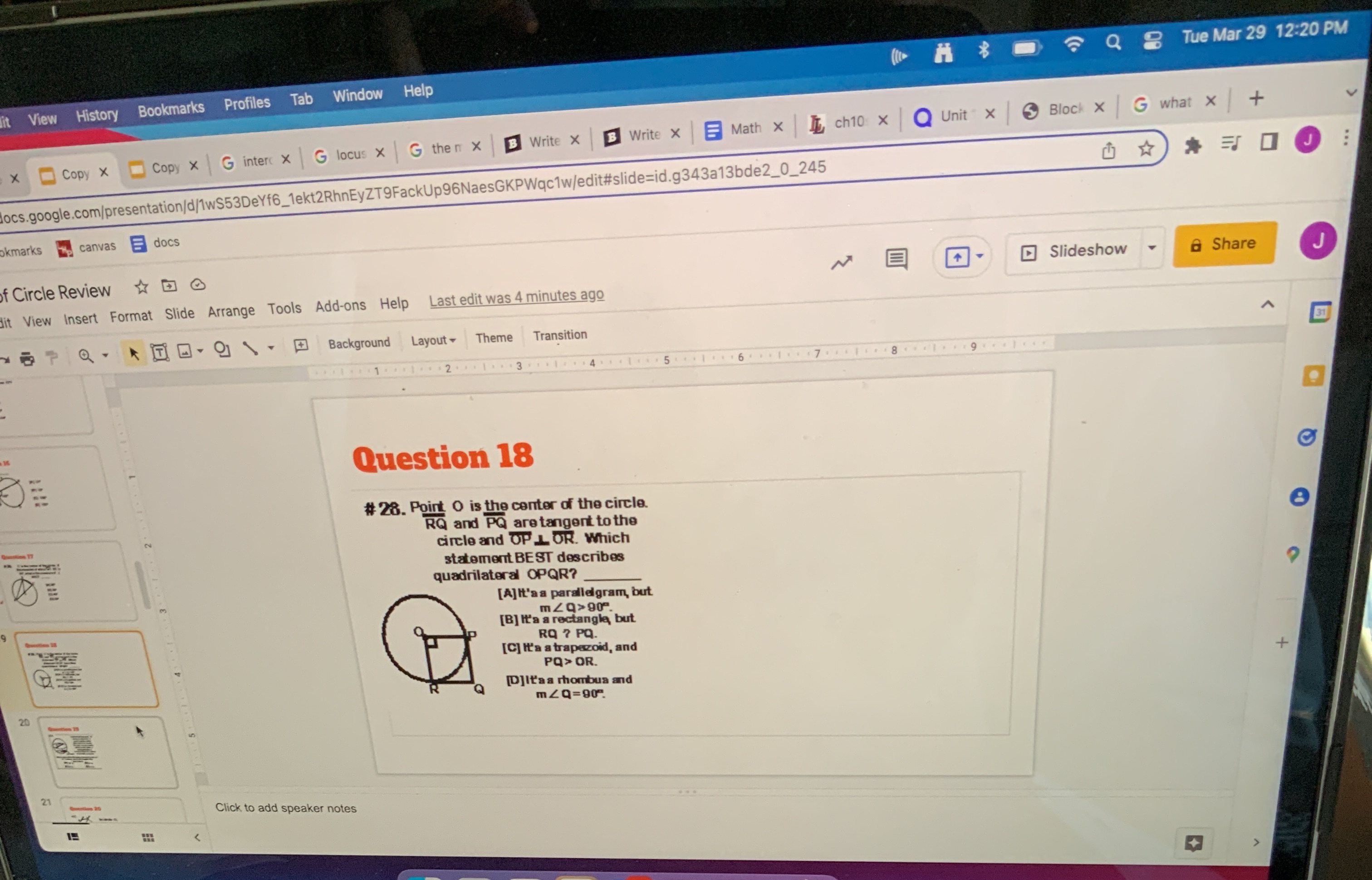 Q Tue Mar 29 12:20 PM Tab Window Help it View