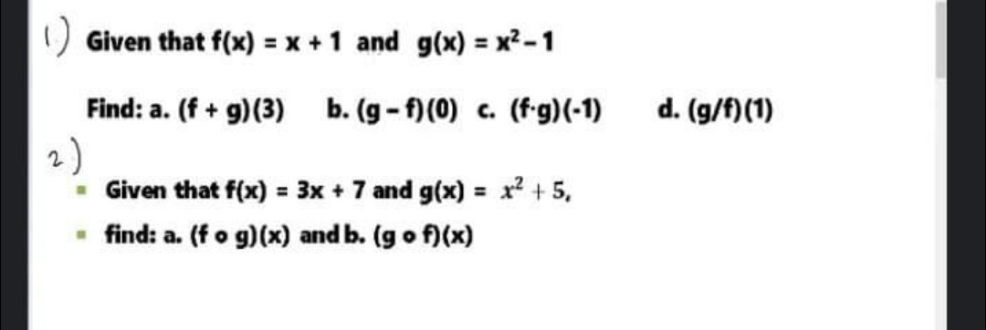 Operation on Function: \fRATIONAL FUNCTION