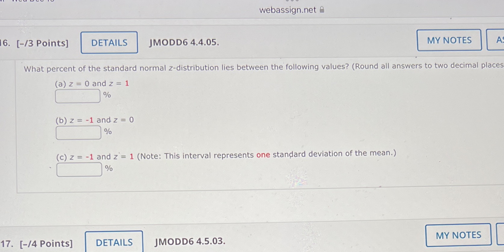 webassign.net Q 6. [-/3 Points] DETAILS JMODD6