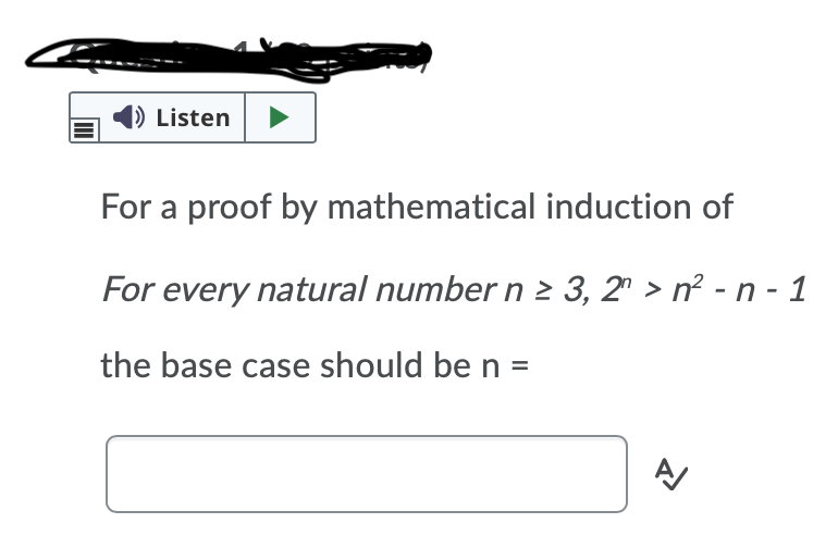 I need help with this problem please. () Listen
