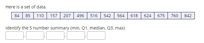 Here is a set of data. 84 | 85 | 110 | 157 [ 207