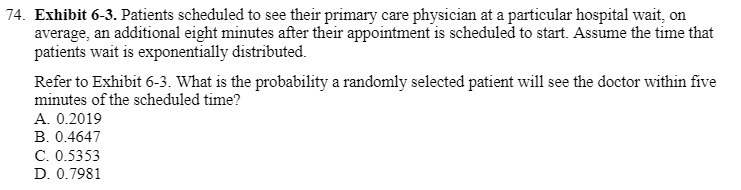 74. Exhibit 6-3. Patients scheduled to see their