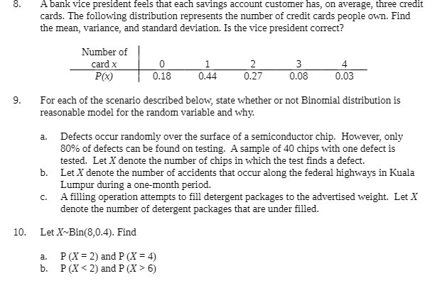 A bank vice president feels that each savings