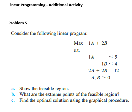 NOTE: PLEASE PROVIDE A TYPEWRITTEN SOLUTION AND