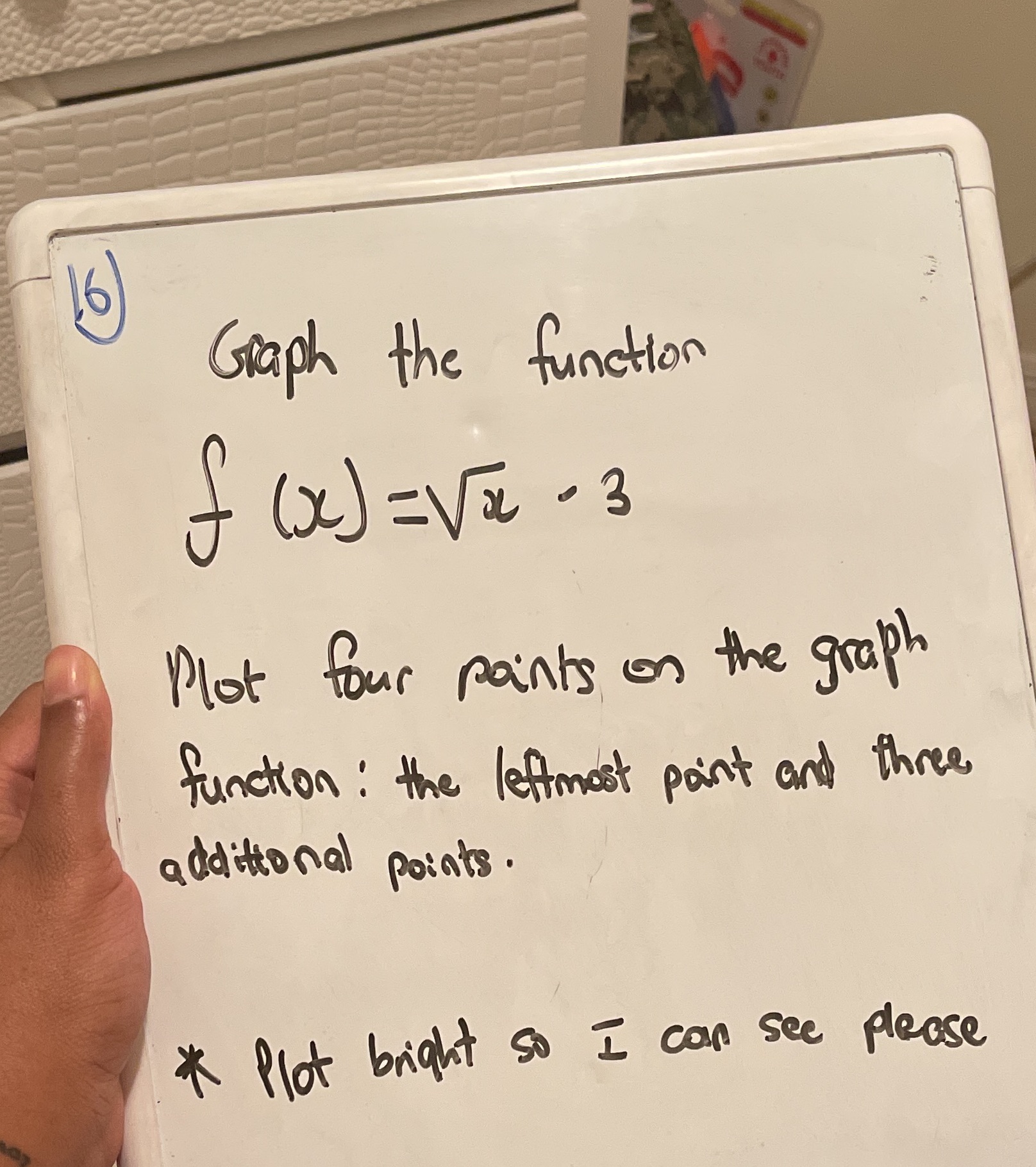 CO Graph the function f ( x ) = Va . 3 Plot four