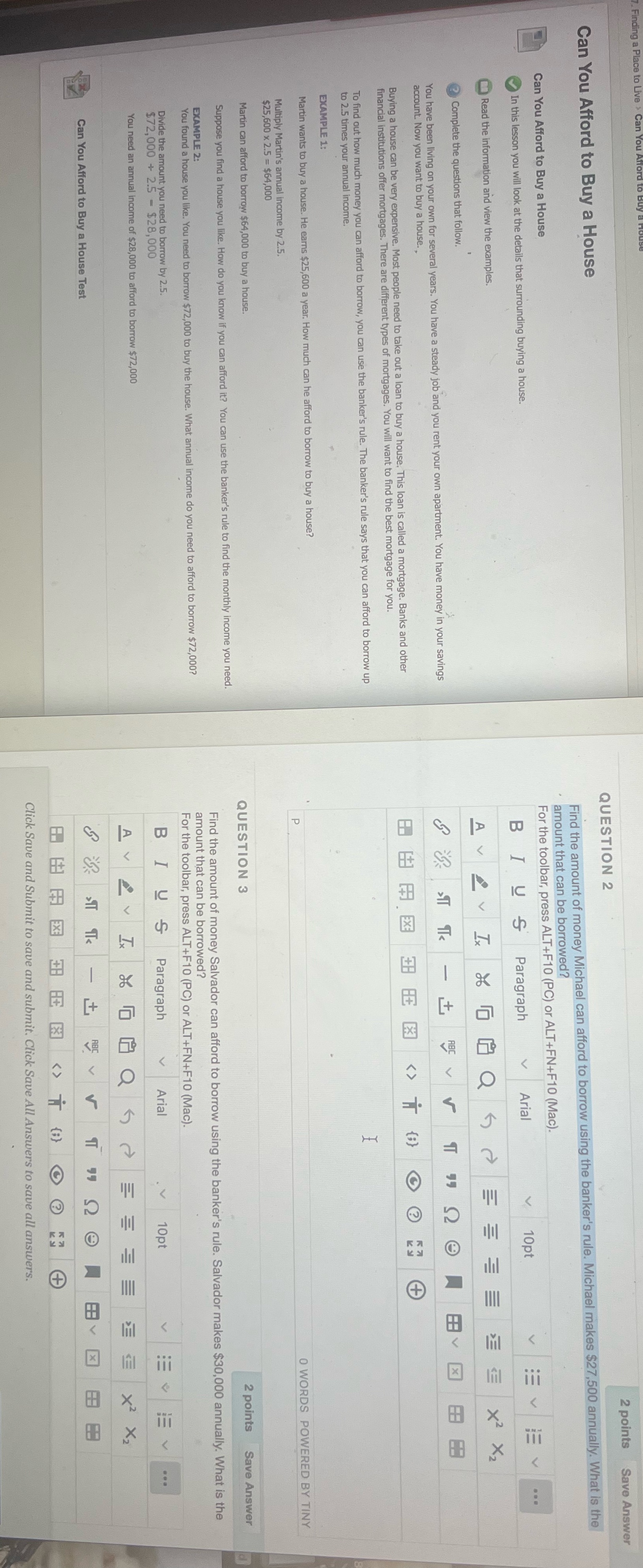 Hey, I need help with the following? QUESTION 2 2