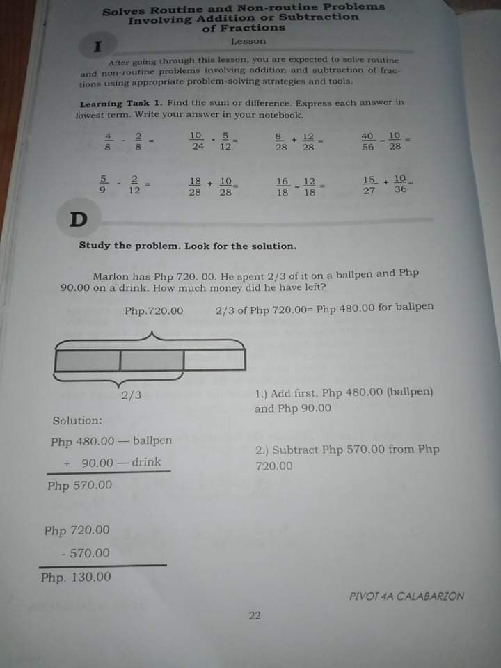 Answer the following. E Learning Task 2: Read and