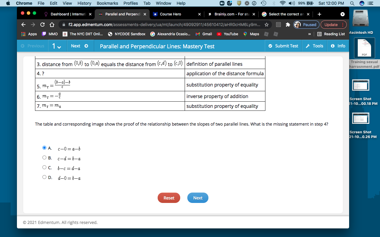 Chrome File Edit View History Bookmarks Profiles