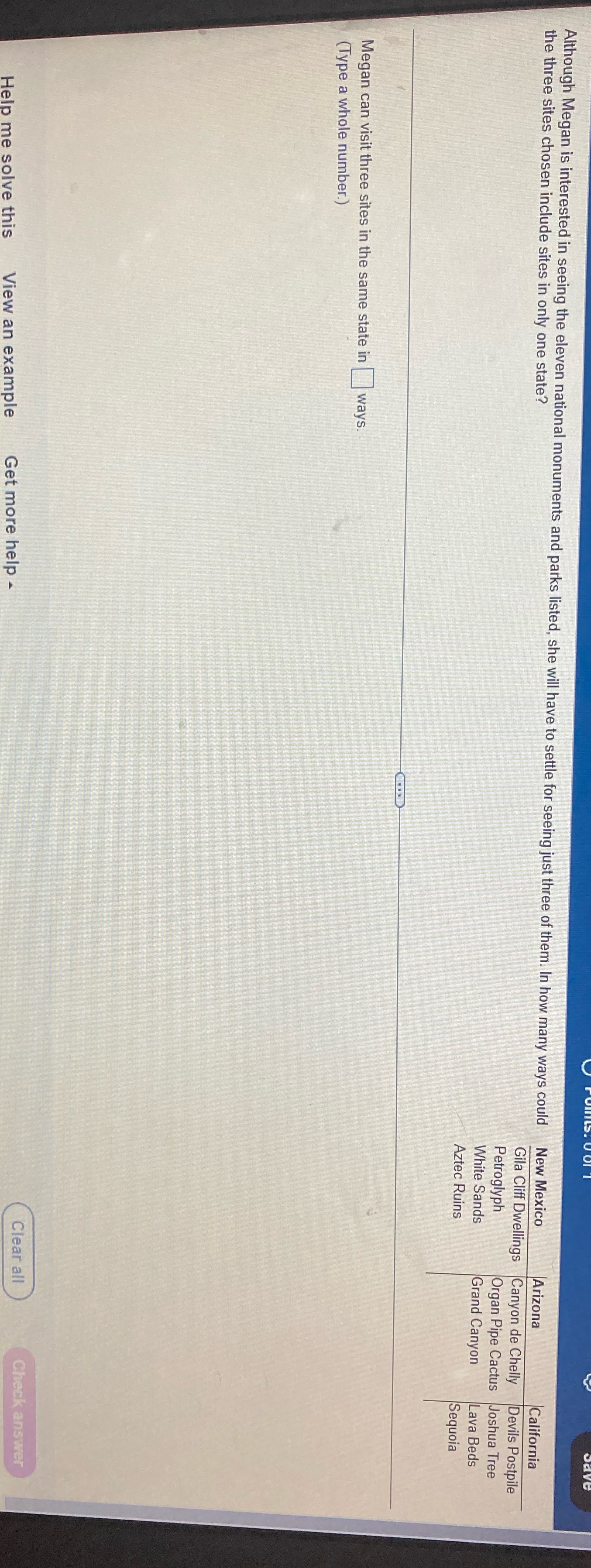 Although Megan is interested in seeing the eleven