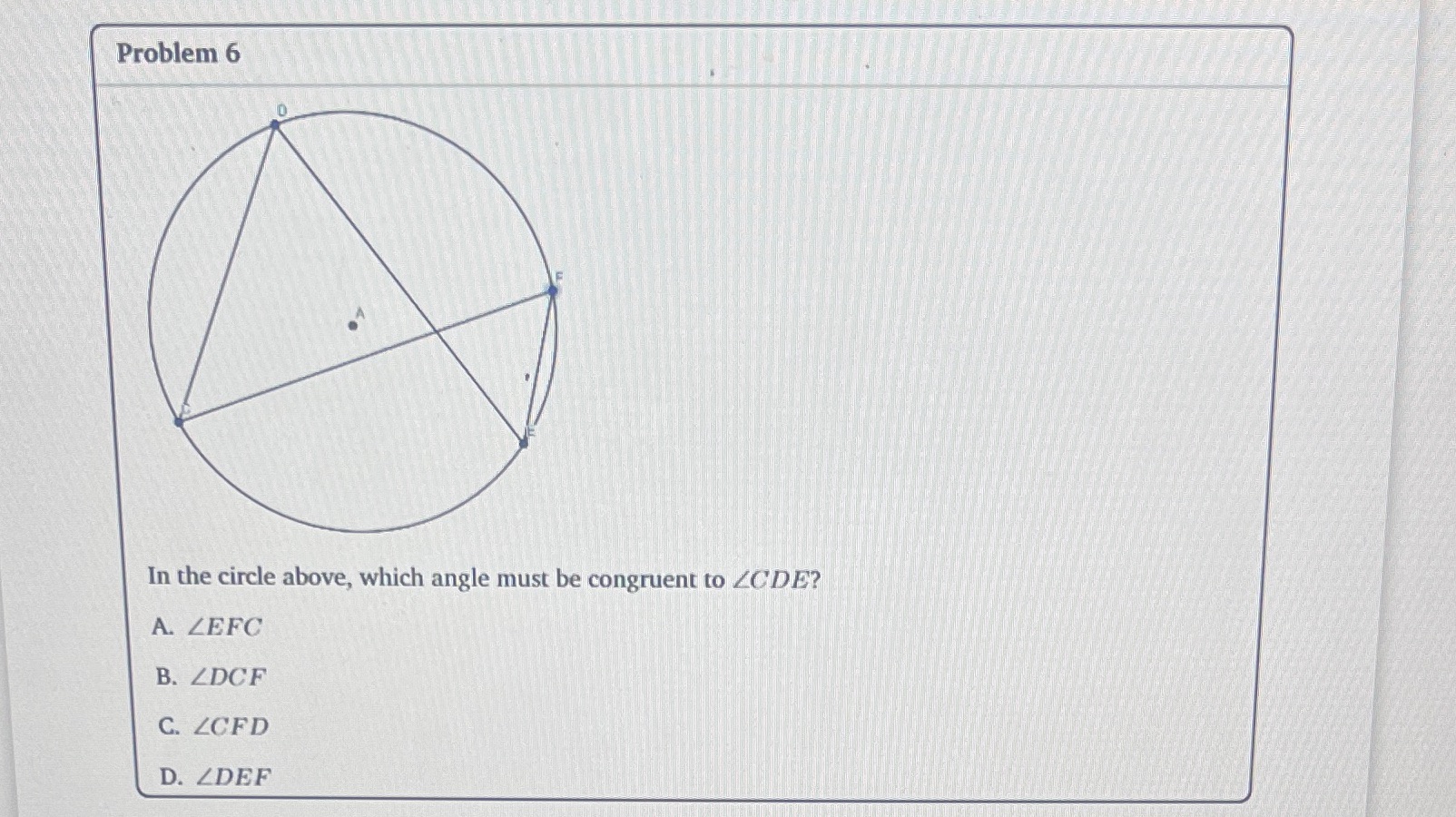 Can you explain how you got the answer? Problem 6