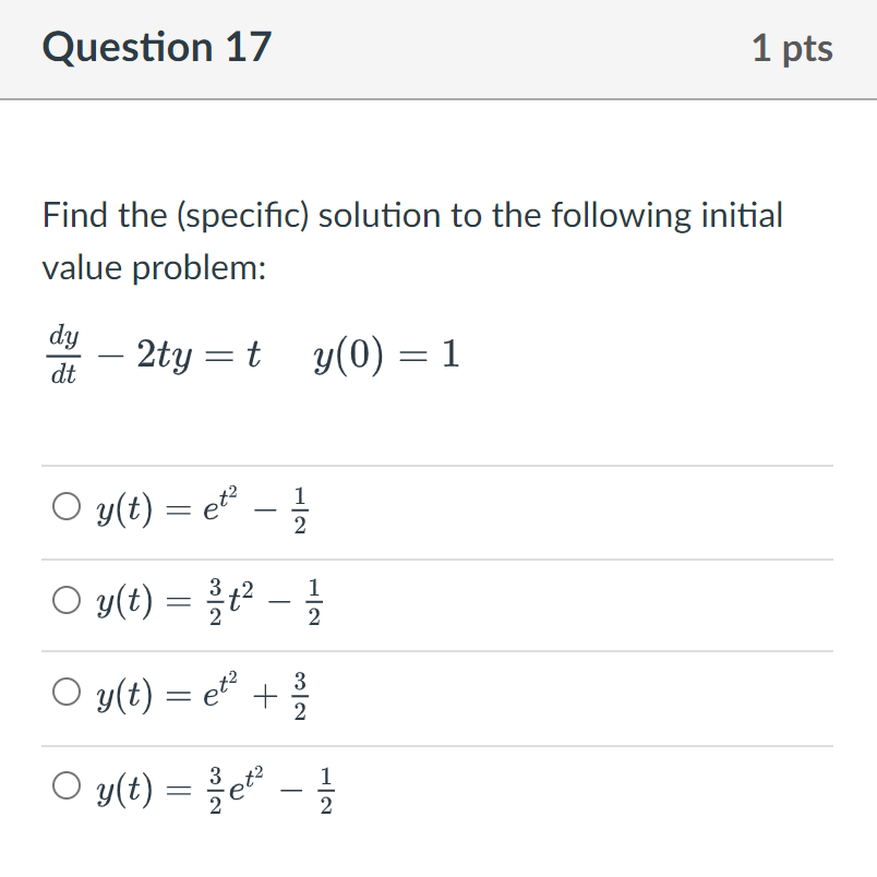 Question 1 1 pts Classify the equation 32f _