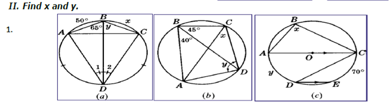 I need help with these \fAngle-Arc Relationship