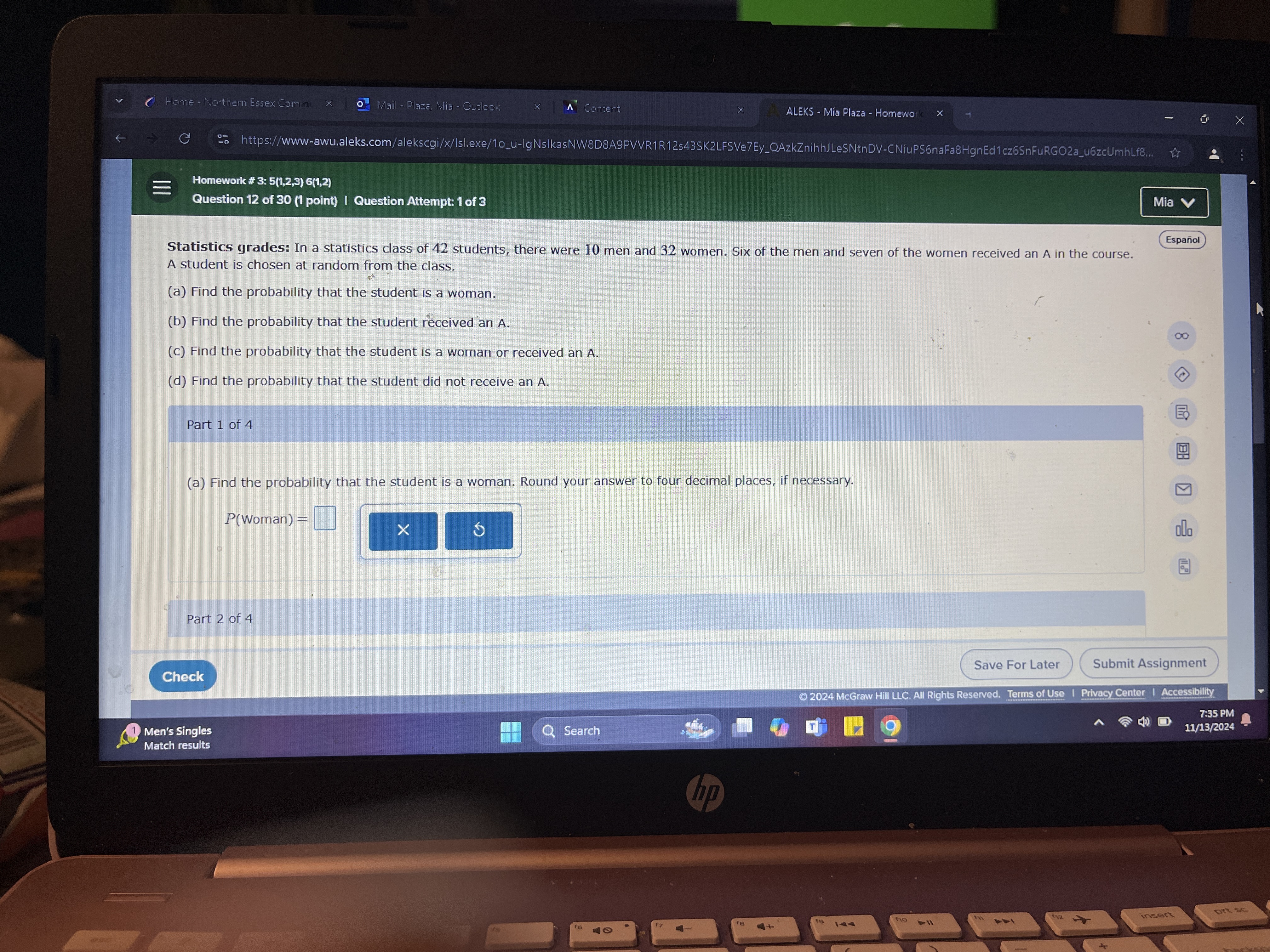 www-awu.al Homework # 3: 5(1,2,3) 6(1,2) Question