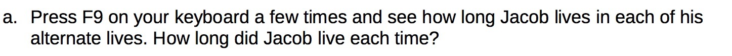 a. Press F9 on your keyboard a few times and see