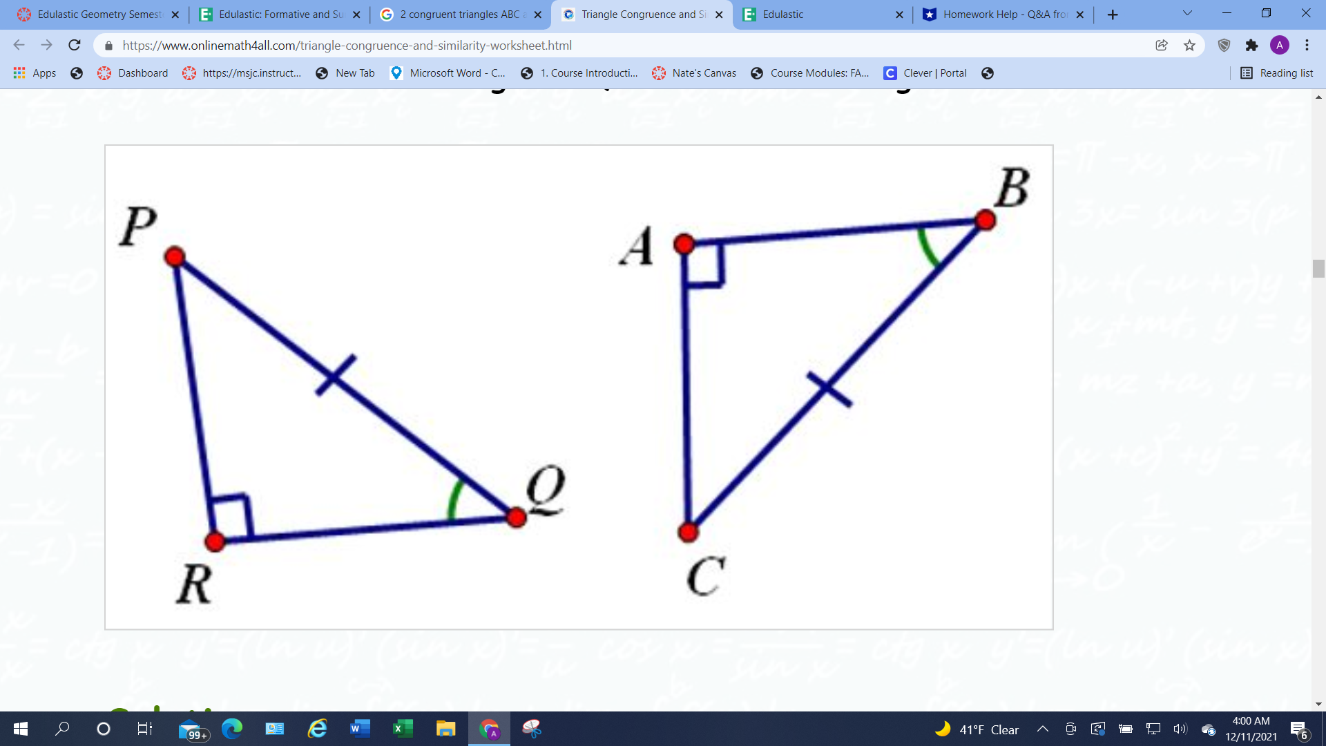 Edulastic Geometry Semestedulastic: Formative and