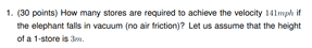 1. (30 points) How many stores are required to