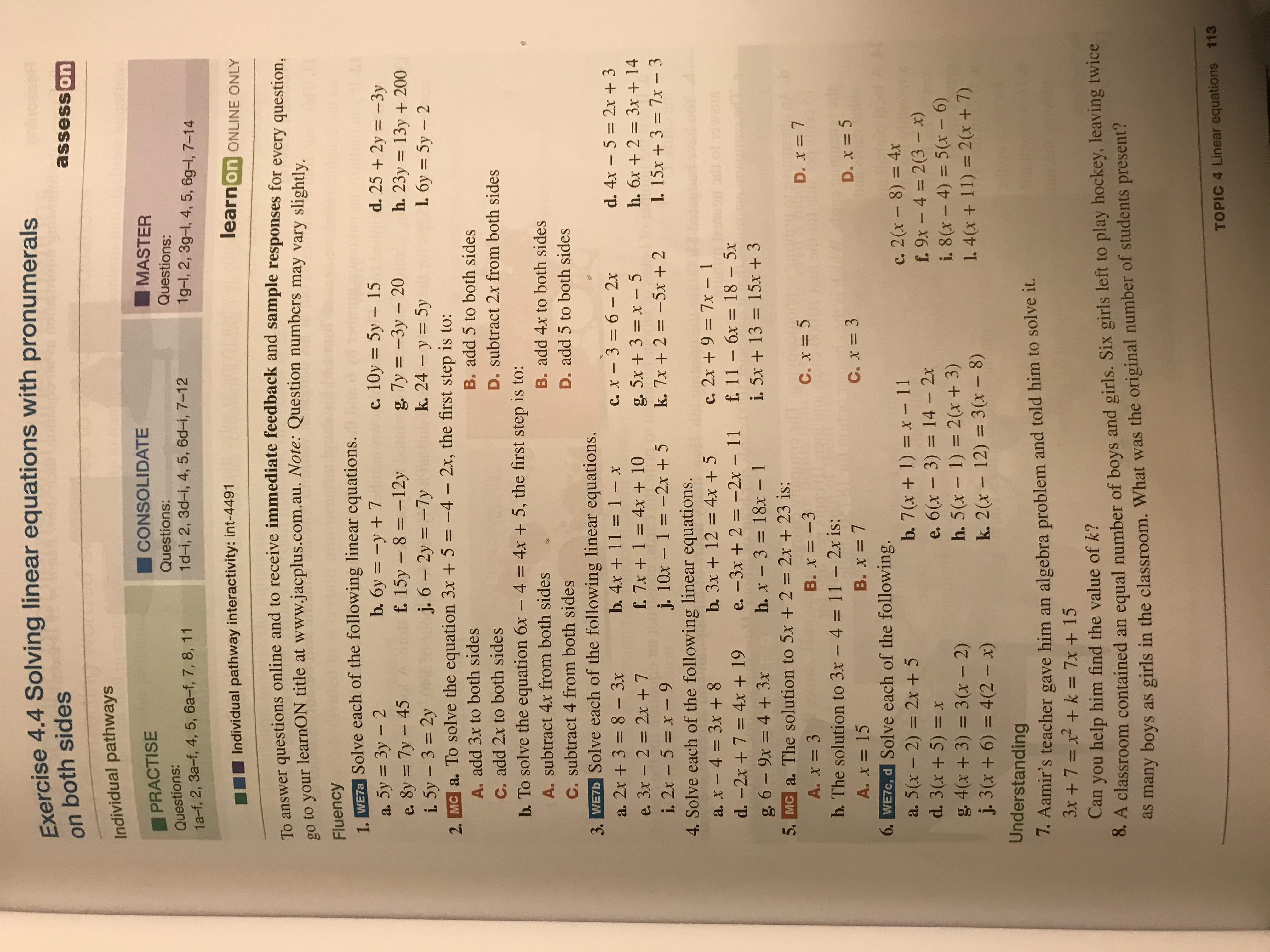 Hey, could you please show the answers and how