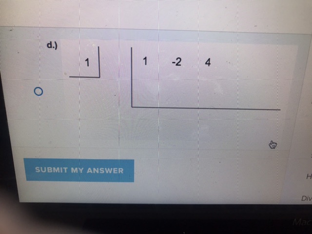 Which option is correct? \fWhen dividing the