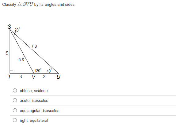 Number 1. \f\fClassify A PQ R by its side