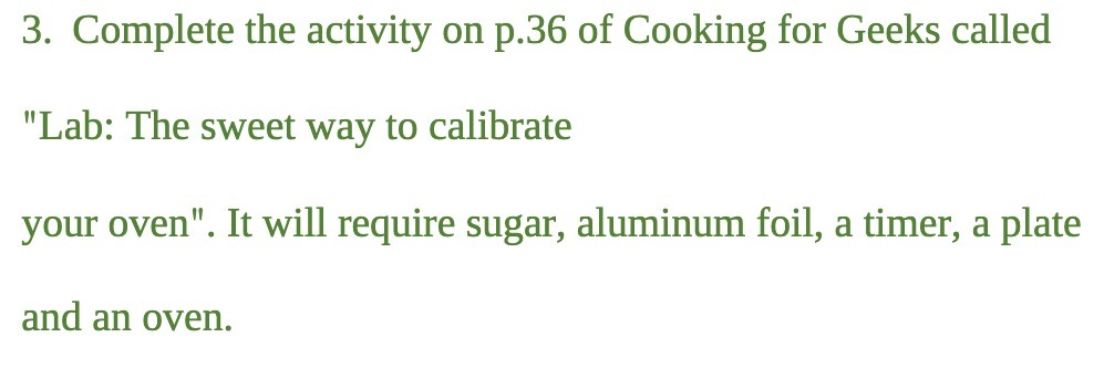 3. Complete the activity on p.36 of Cooking for