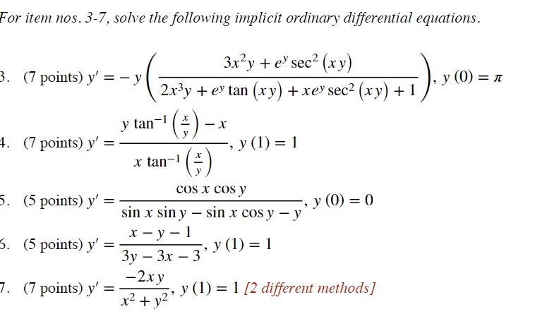 please answer this asap or item nos. 3-7, solve