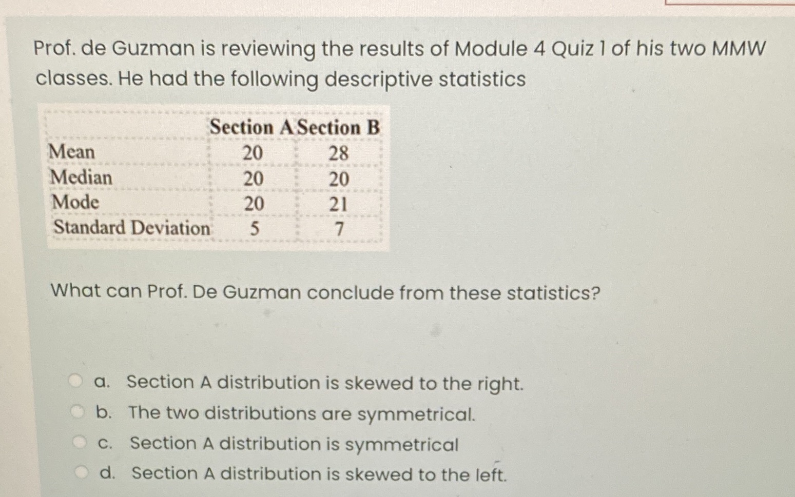 Prof. de Guzman is reviewing the results of