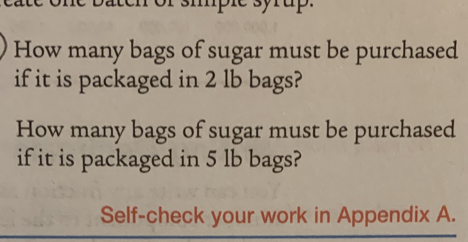 cale vile Dateif of Sillpie syrup. How many bags
