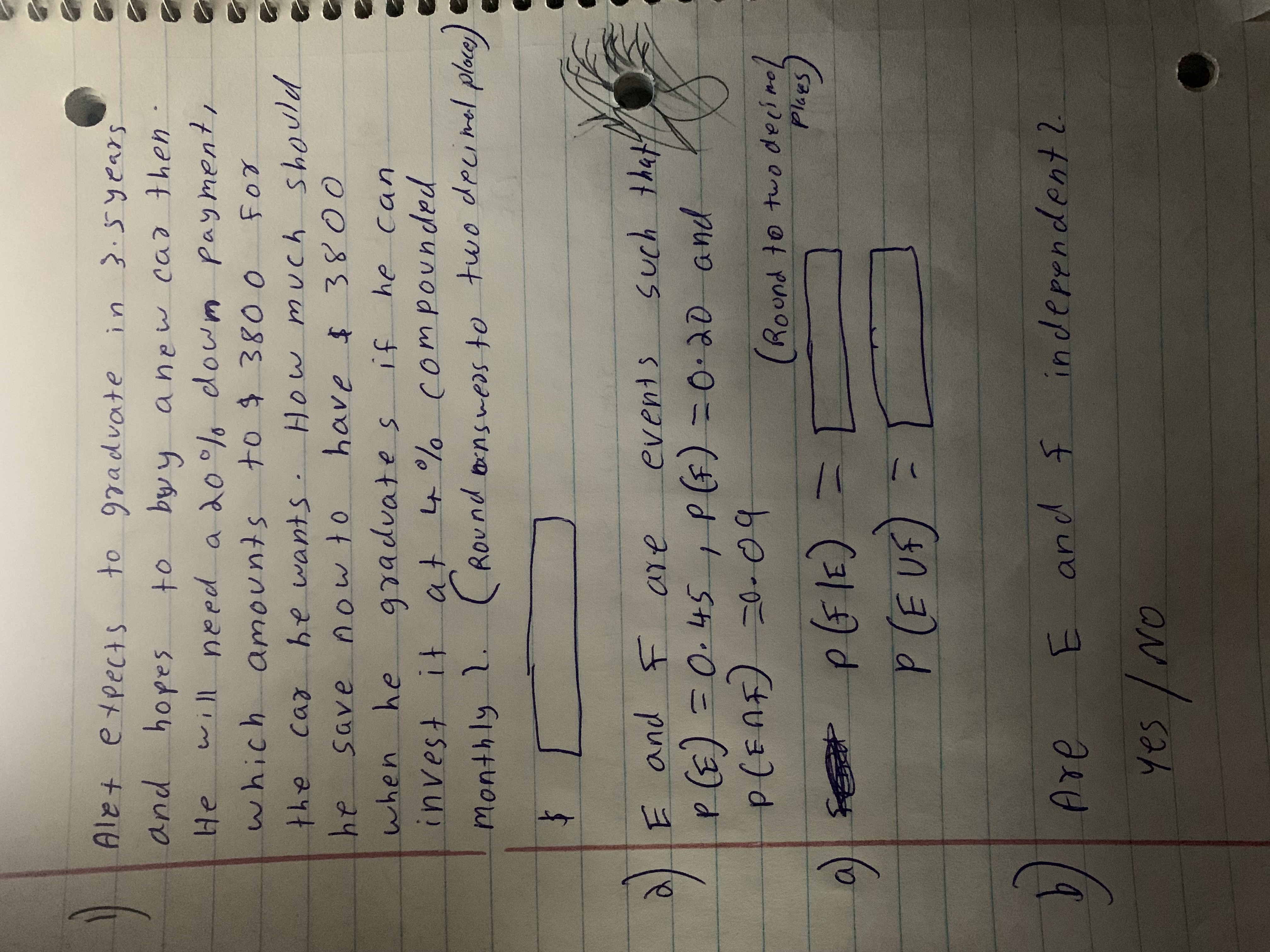 Alet expects to graduate in 3.5 years and hopes