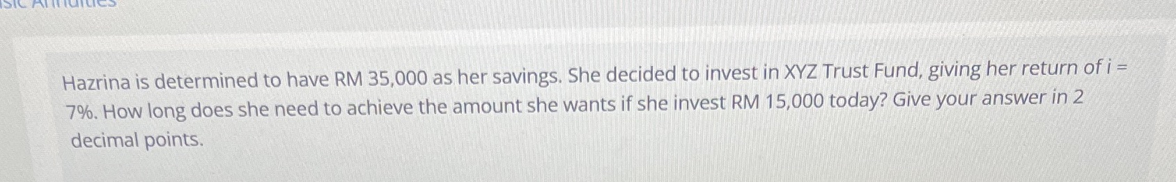 Hazrina is determined to have RM 35,000 as her