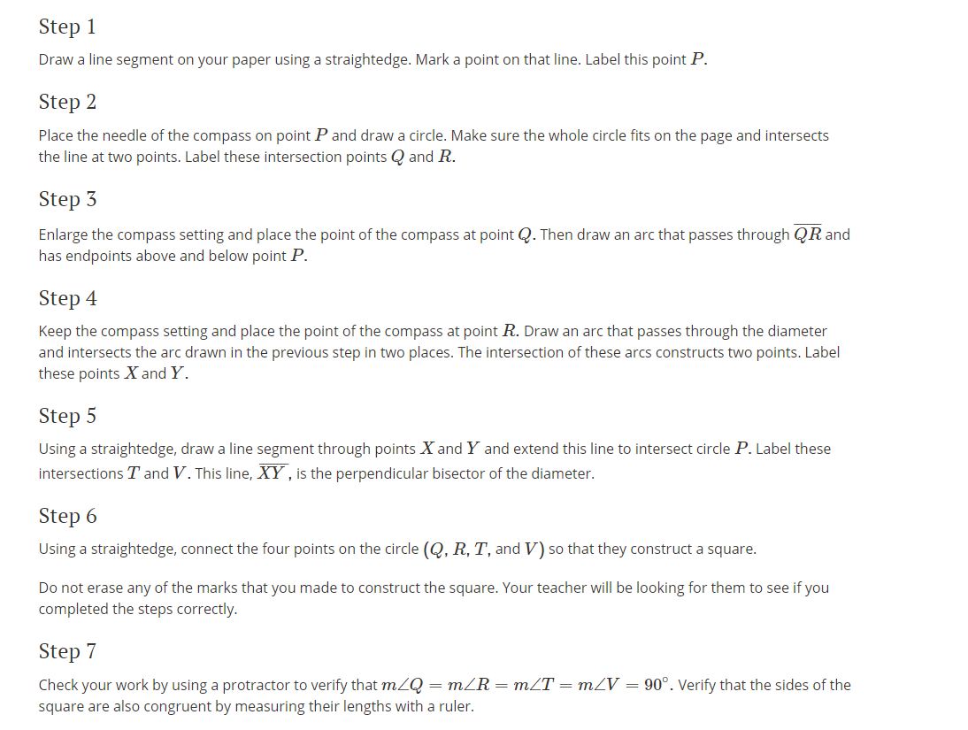 Step 1 Draw a line segment on your paper using a