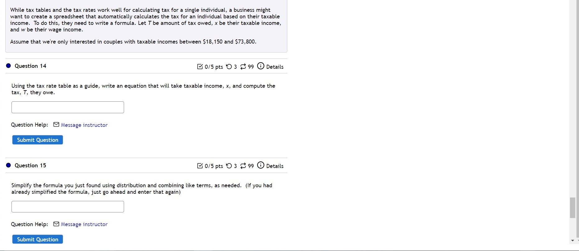 Alternatively, the couple could calculate the tax