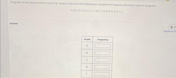 The grades on the second statistics test for Mr.