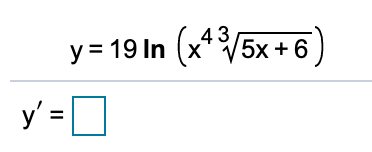 Differentiate the given function. If?possible,