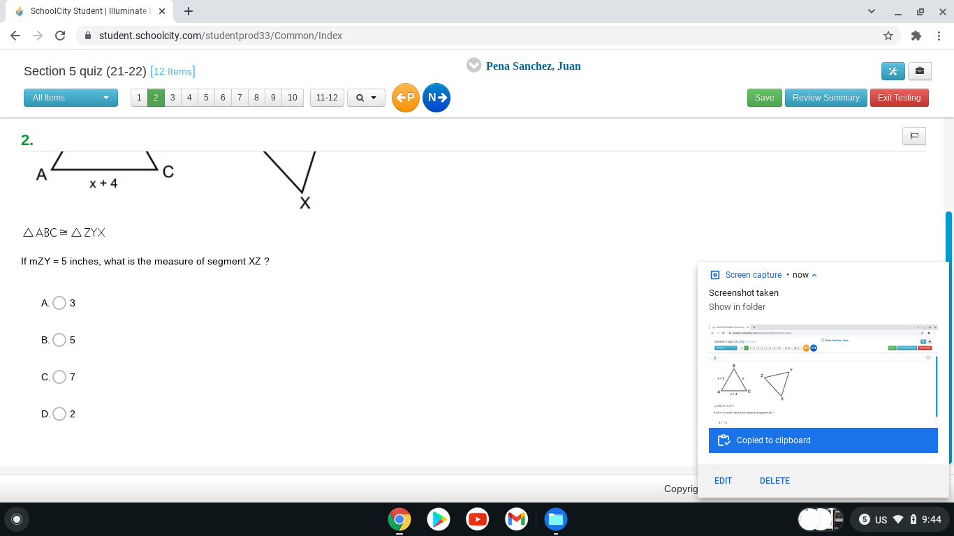 SchoolCity Student | Illuminate E X + X A