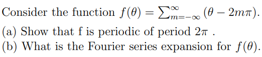 Consider the function f (6) = m [9 217m}. (11)