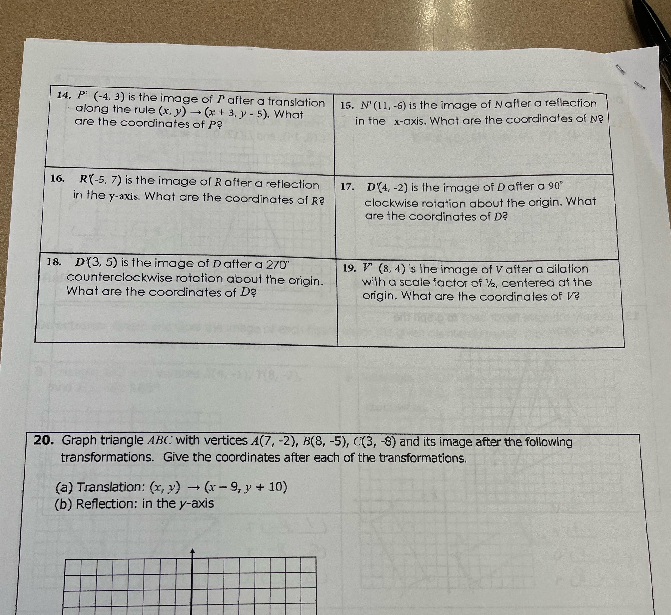 I need help with this please tell me the answers.