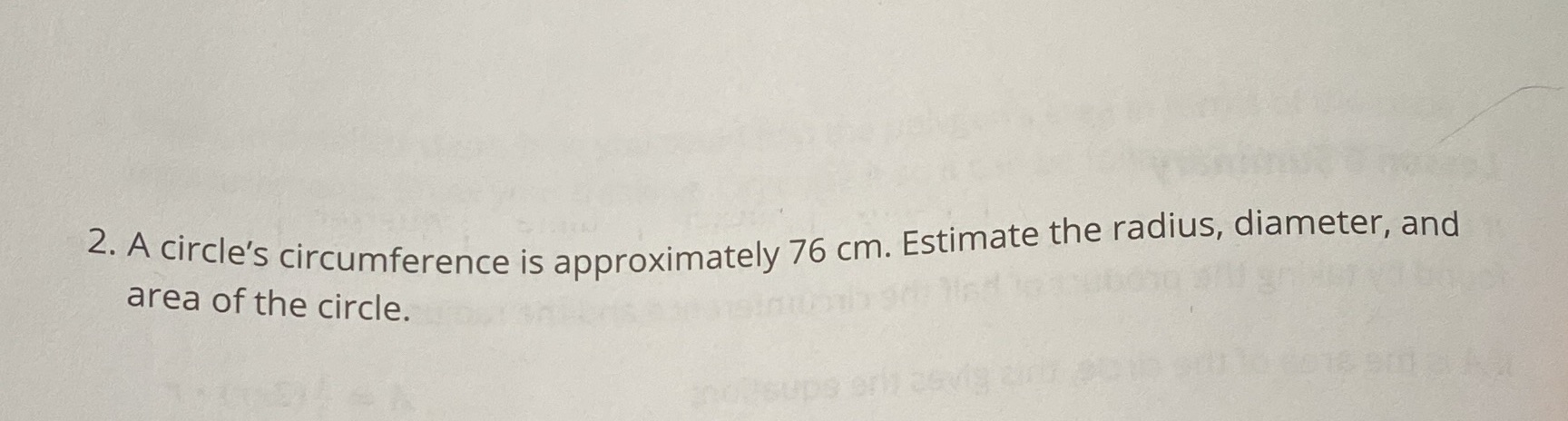 can you guys help me! (A circle's circumference