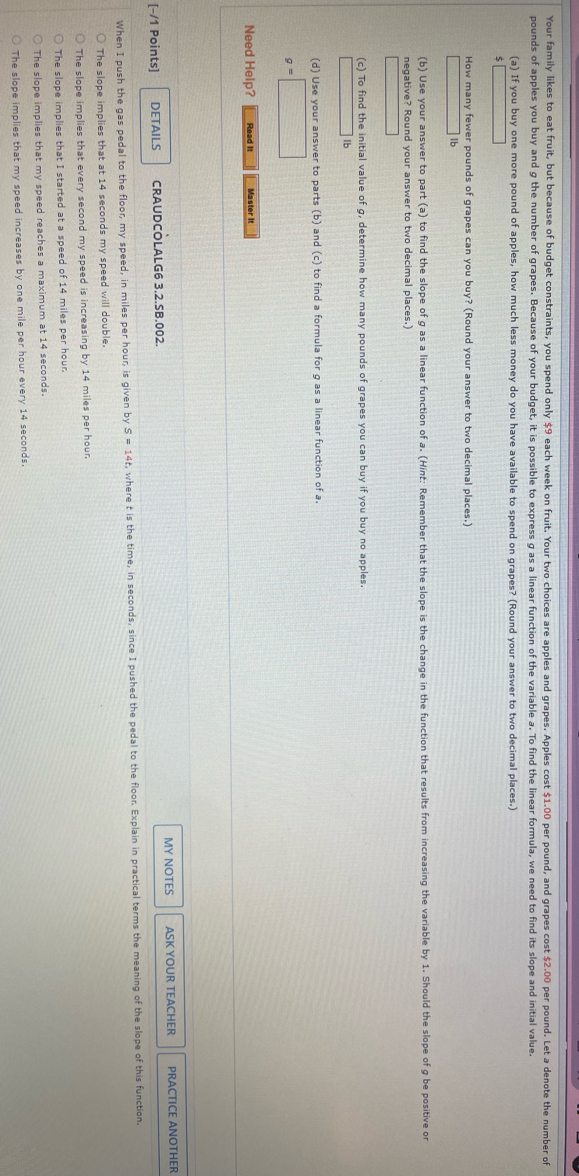 Your family likes to eat fruit, but because of