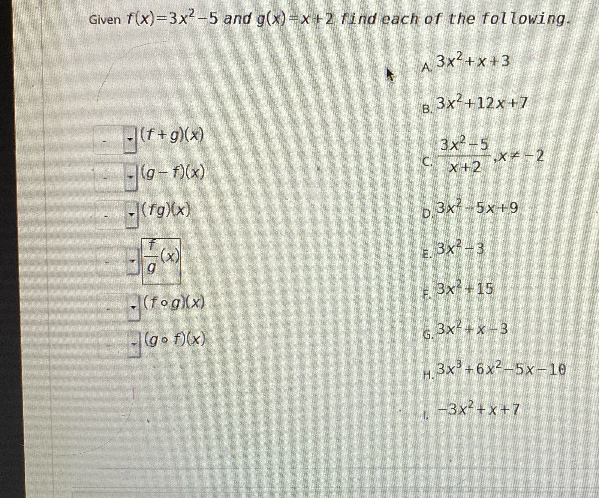 I am double checking my work could you help me