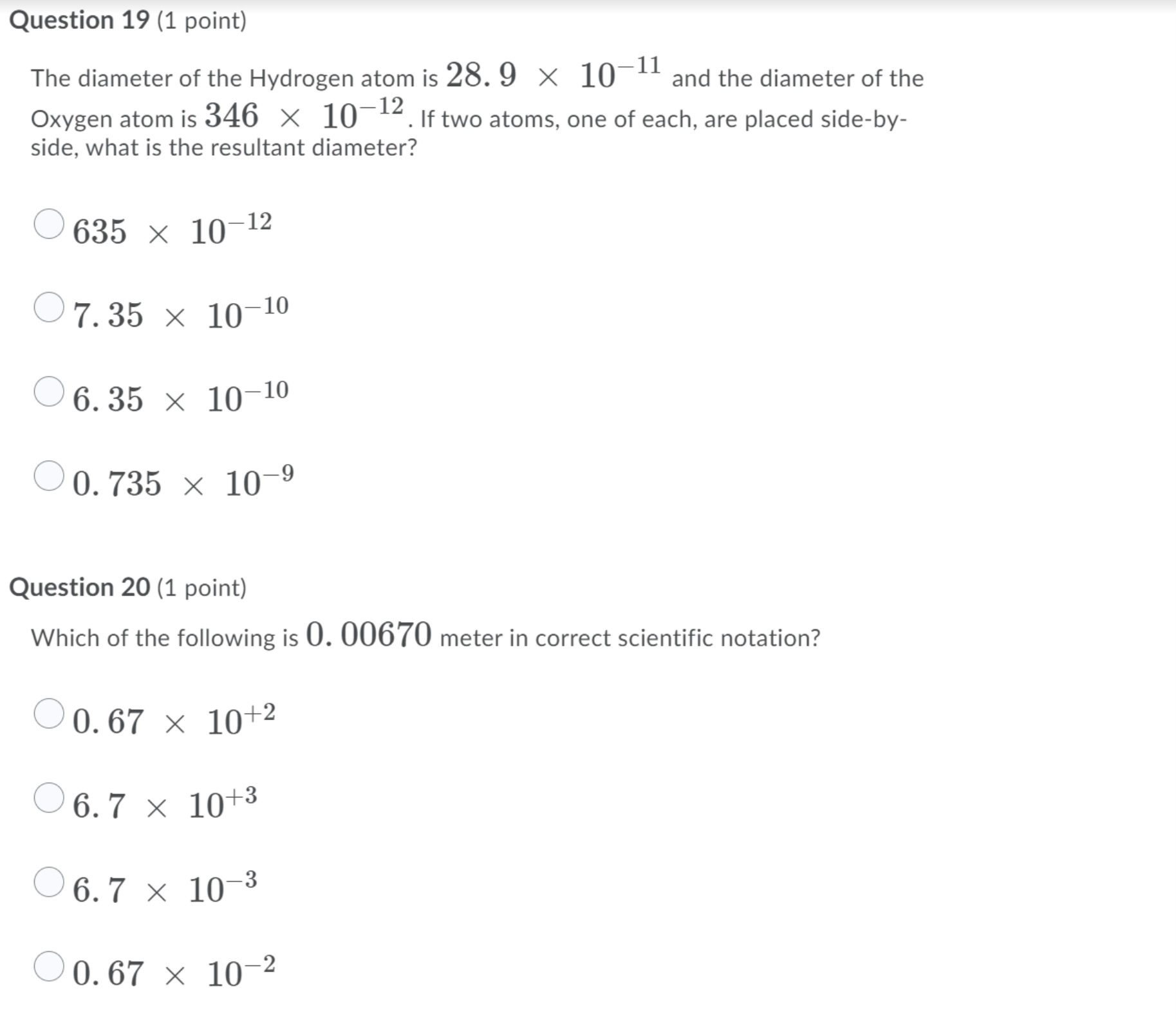 Please help me with the following questions