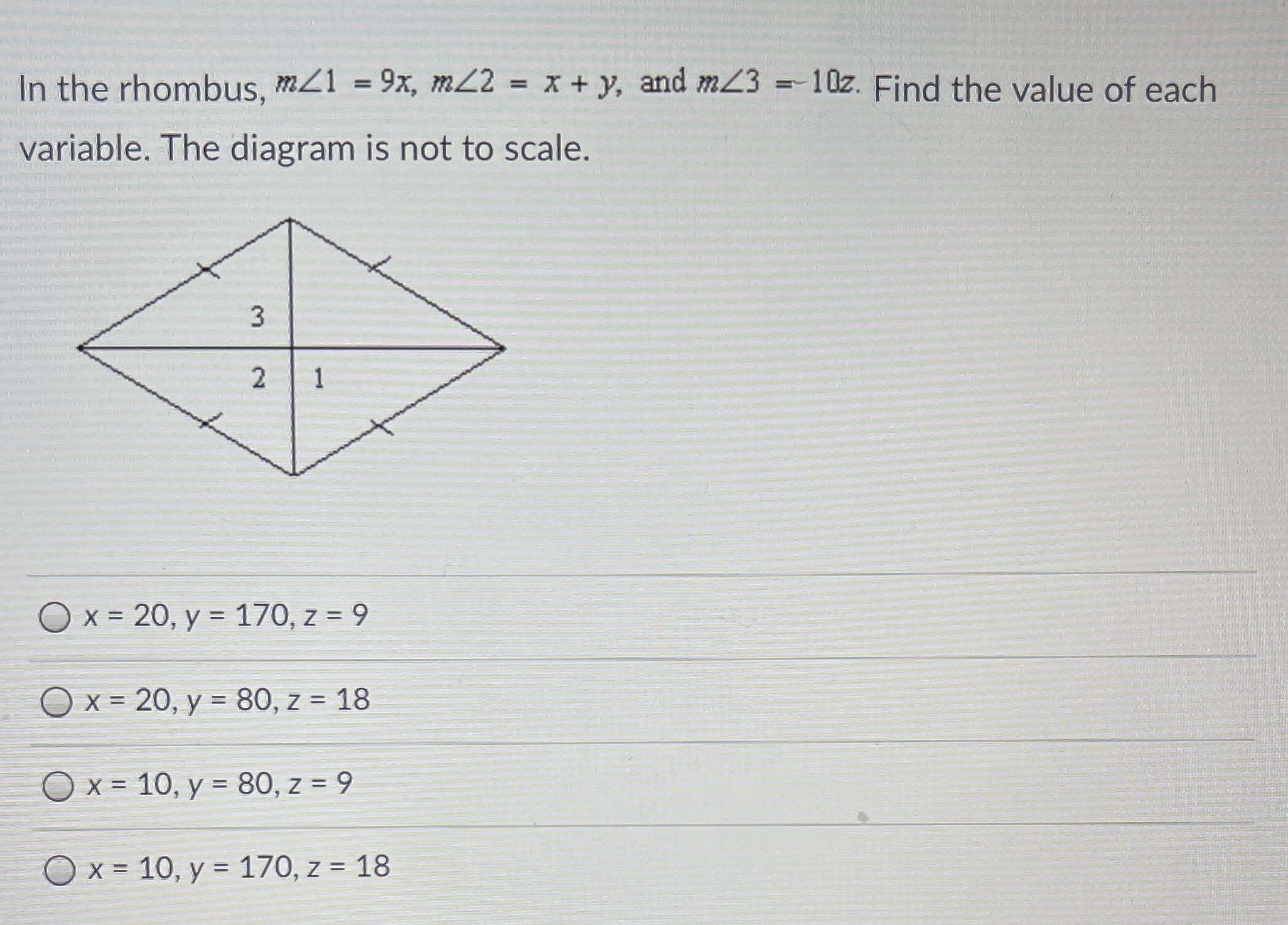 Need help figuring out special parallelograms In